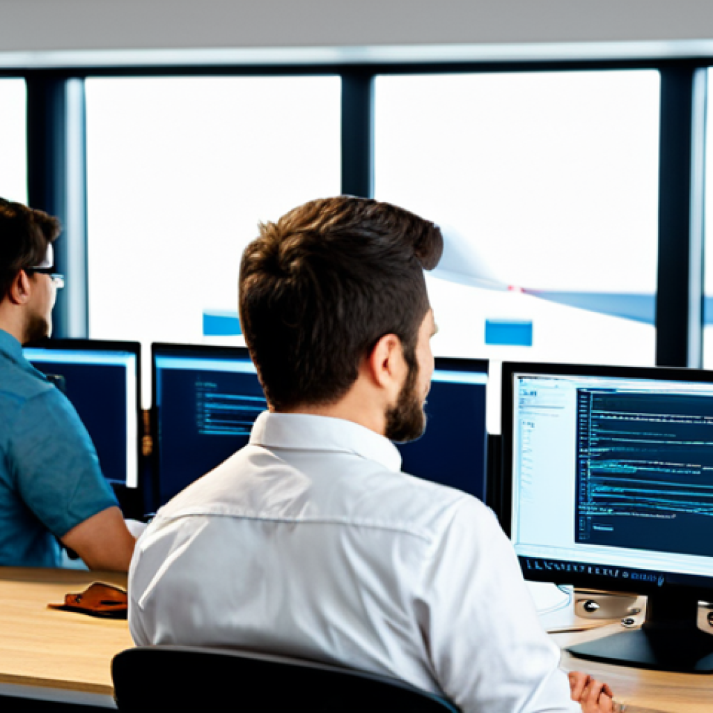 클라우드 네이티브 애플리케이션의 비즈니스 가치 - Accelerated Product Launch**
"A diverse team of software developers collaboratively coding in a mod...