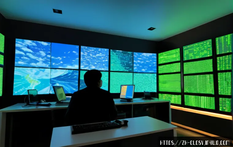 클라우드 네이티브 환경에서의 장애 복구 전략 - Photorealistic cloud-native disaster recovery operations center, experienced IT engineer monitoring ...